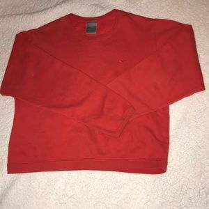 Red Nike hoodie